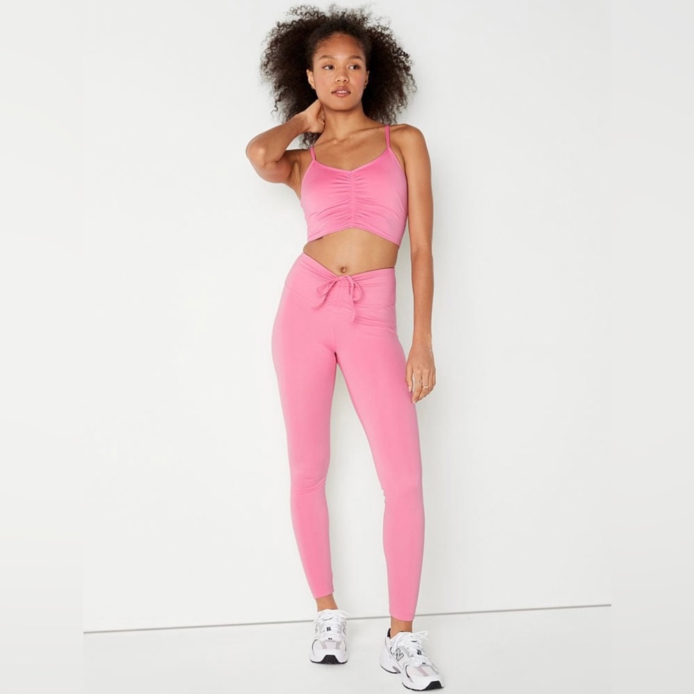 NWT Victoria’s Secret Pink High Waist Drawstring Leggings